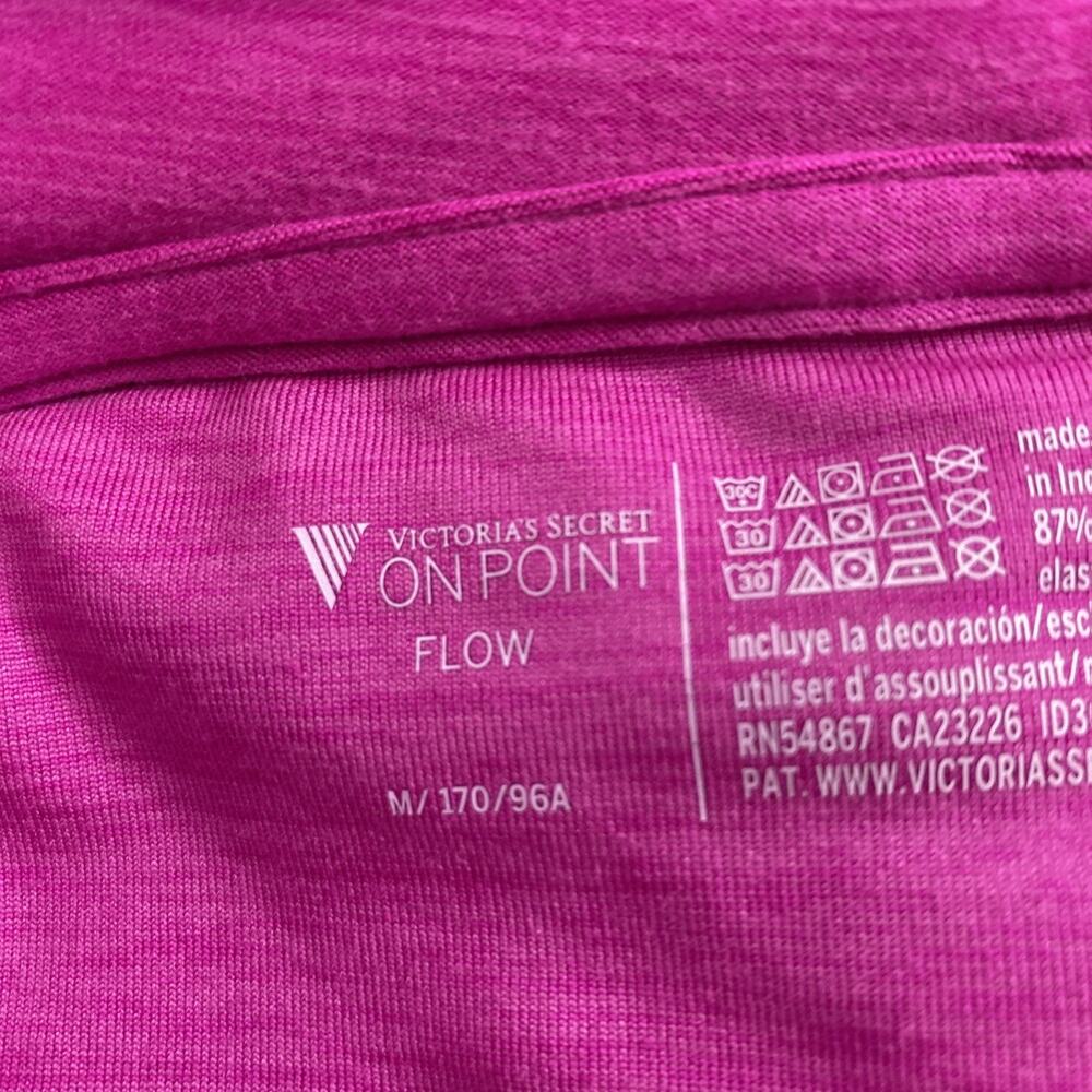 Victoria Secret On Point Running Jacket Women Medium Hoodie Thumb Holes Athletic - Picture 3 of 10